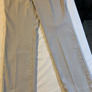 Banana republic Neutral Pinstripe Straight-Leg Pants